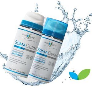 New U Life Somoderm Gel Total of 2 Bottles Sealed Authentic Expiration 10/2025